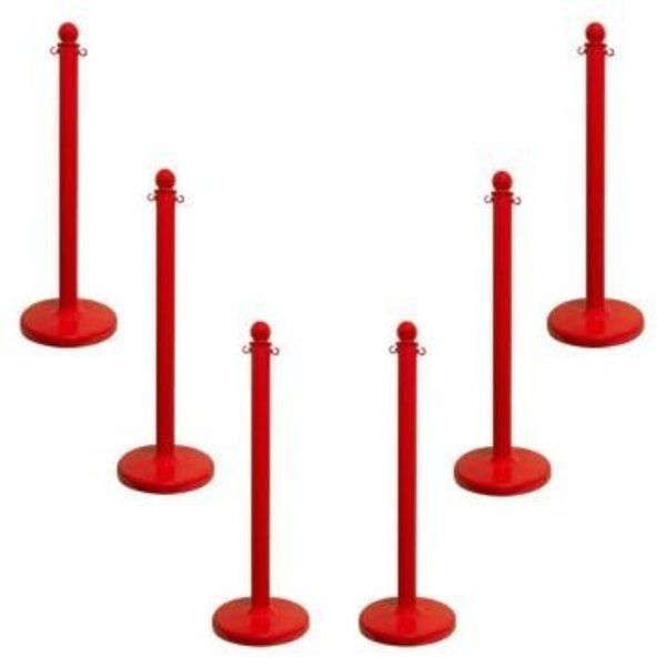 Accuform MEDIUM DUTY STANCHION POSTS COLOR PRC207RD PRC207RD